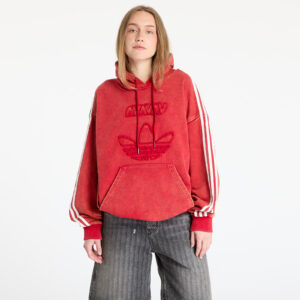 Pulóver adidas x Avavav Shoulderless Hoodie Red/ Power Red XS-alacsony-ár