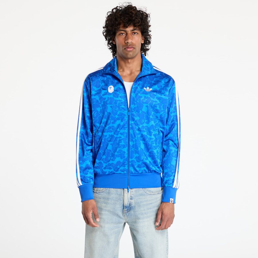 Pulóver adidas x BAPE Track Top Blue XS-alacsony-ár