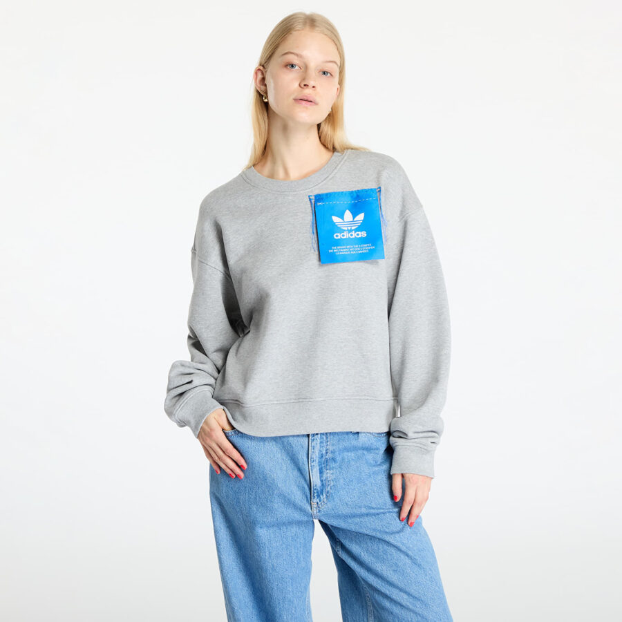 Pulóver adidas x KSENIASCHNEIDER Label Sweashirt Medium Grey Heather M-alacsony-ár
