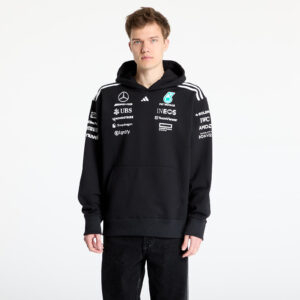 Pulóver adidas x Mercedes Amg Petronas Formula One Team Team Hoodie Black/ Black/ White S-alacsony-ár