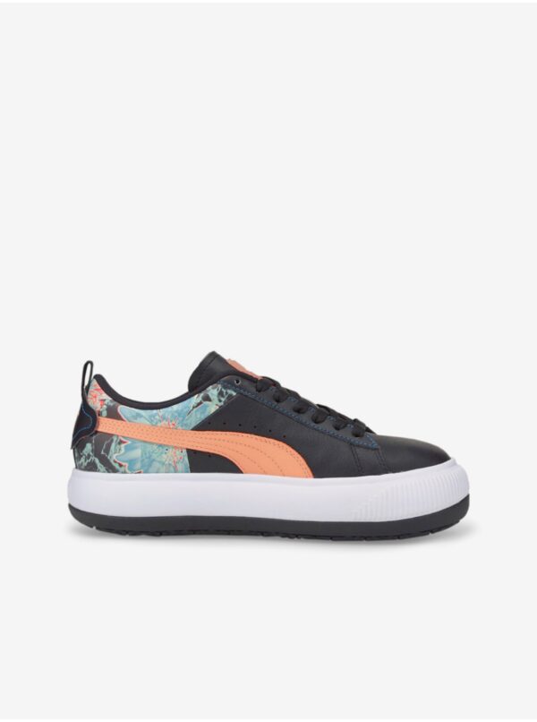 Puma Mayu Women's Black Leather Sneakers - Women