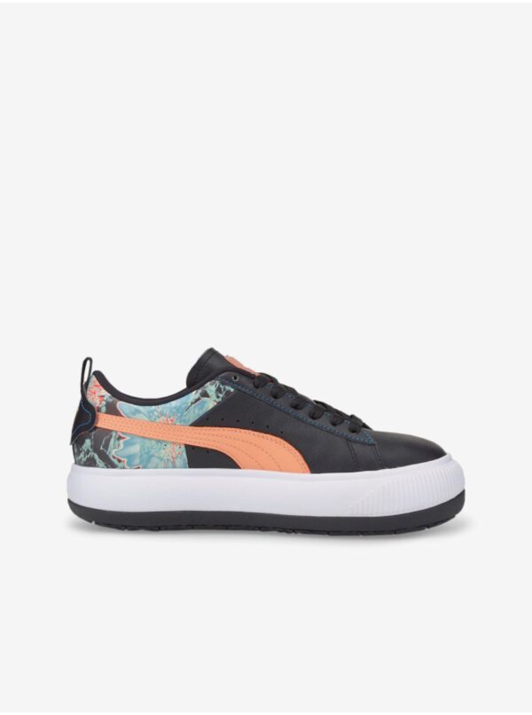Puma Mayu Women's Black Leather Sneakers - Women