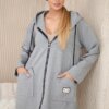 Punto Milano winter hoodie gray