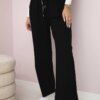 Punto Milano winter pants with wide legs black