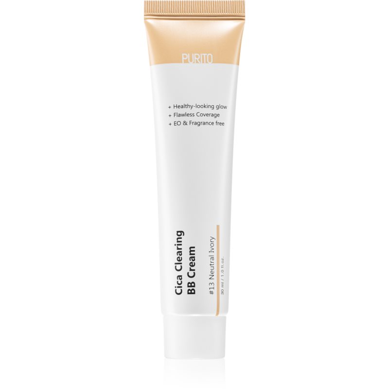 Purito Cica Clearing BB krém UVA és UVB szűrővel árnyalat 13 Neutral Ivory 30 ml-Ár