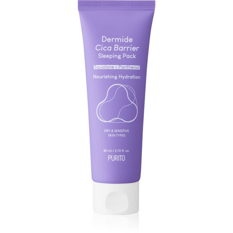 Purito Dermide Cica Barrier hidratáló éjszakai krém ceramidokkal 80 ml-Ár