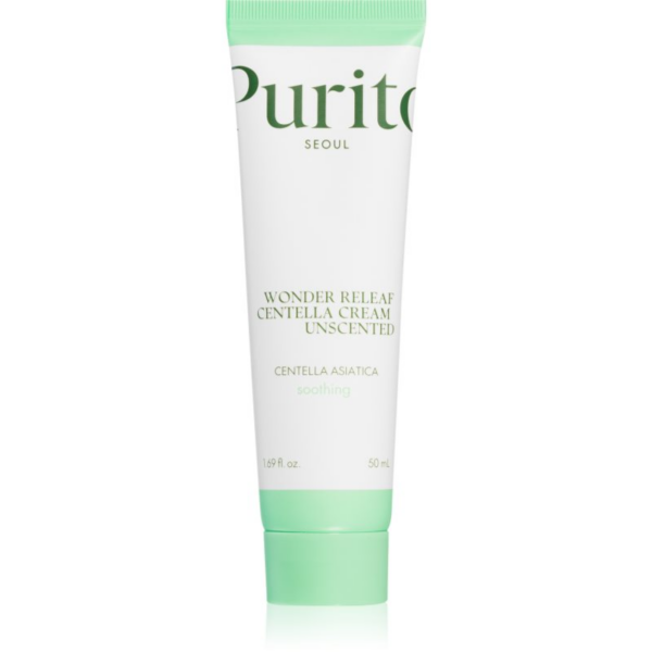 Purito Wonder Releaf Centella Cream Unscented regeneráló krém az arcbőr megnyugtatására 50 ml-Ár