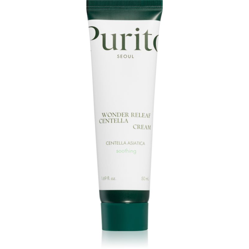 Purito Wonder Releaf Centella Cream megújító krém az arcbőr táplálásáért nyugtató hatással 50 ml-Eredeti