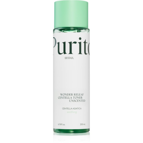 Purito Wonder Releaf Centella Toner Unscented nyugtató tonik arcra az érzékeny arcbőrre 200 ml-Ár