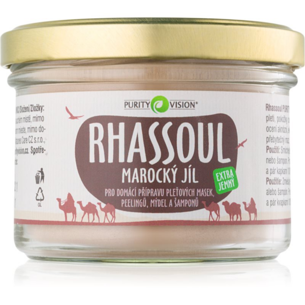 Purity Vision Rhassoul marokkói agyag arcpakolás-