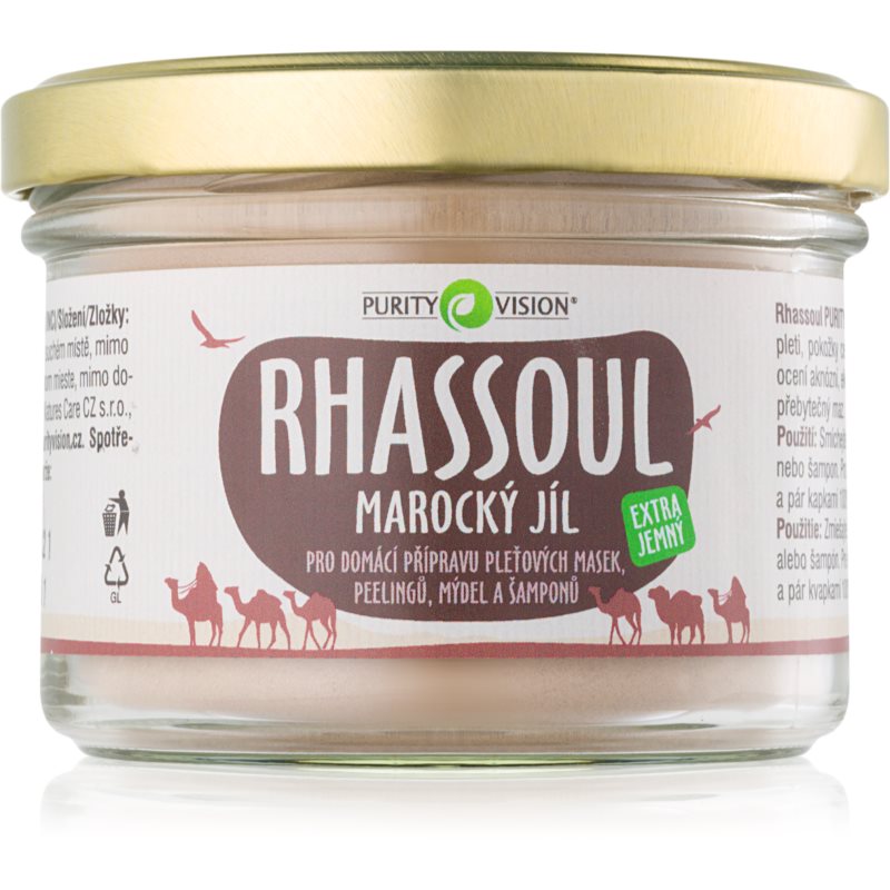 Purity Vision Rhassoul marokkói agyag arcpakolás-