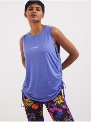 Purple Desigual Tulum Women's Sports Top - Women