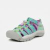 Purple Green Girly Patterned Sandals Keen - Girls