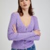 Purple Ladies Cardigan with Necklines ORSAY - Women