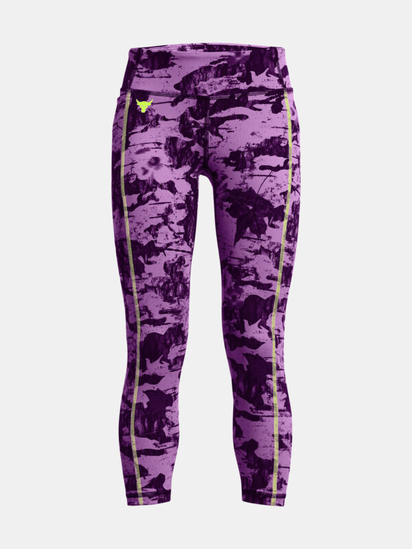 Purple Under Armour Pjt Rck Girls LetsGo Lg Pt Girls' Purple Sports Leggings