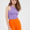 Purple Womens Basic Tank Top Noisy May - Women