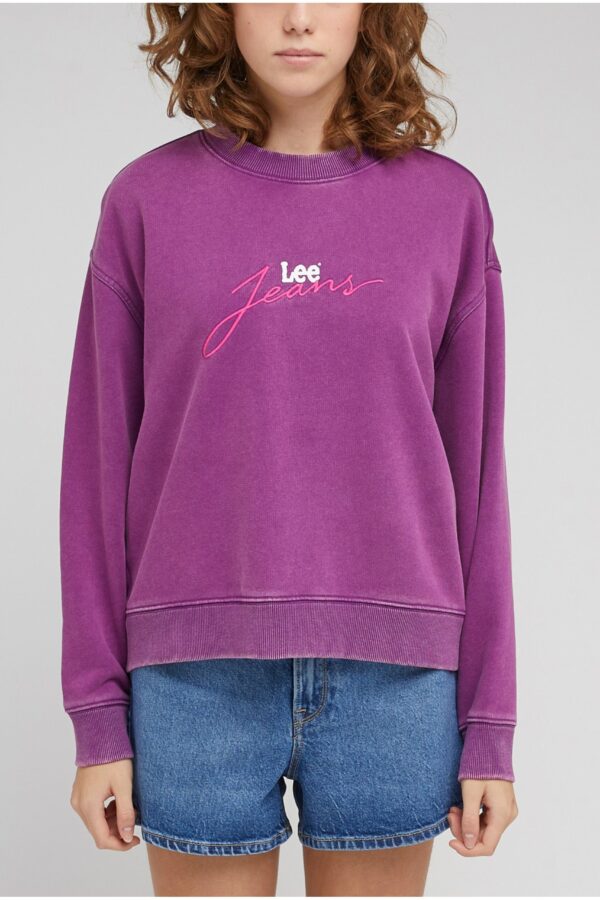 Purple Womens Sweatshirt Lee - Women