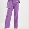 Purple Women's Wide Pants ONLY Lana Berry - Women