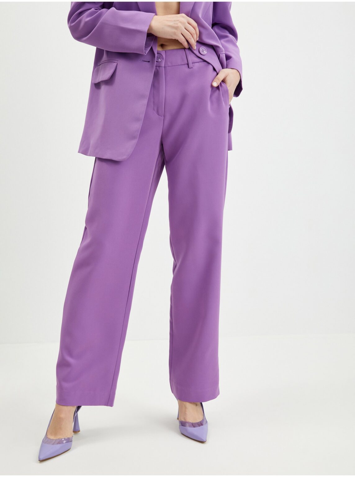 Purple Women's Wide Pants ONLY Lana Berry - Women