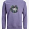 Purple boys' sweatshirt Jack & Jones Silver - Boys