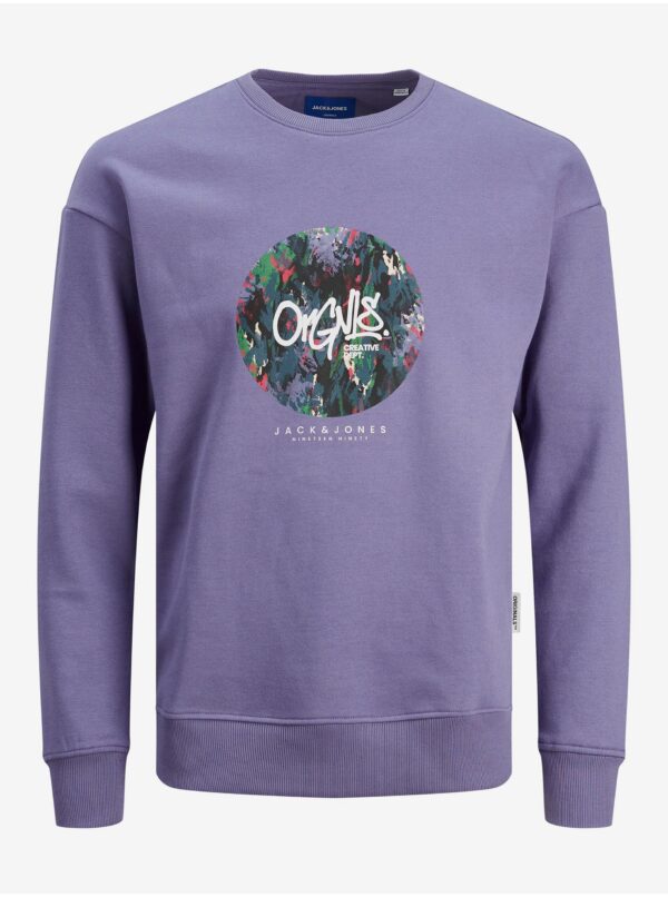 Purple boys' sweatshirt Jack & Jones Silver - Boys