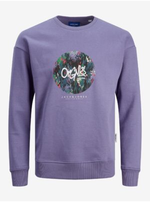 Purple boys' sweatshirt Jack & Jones Silver - Boys
