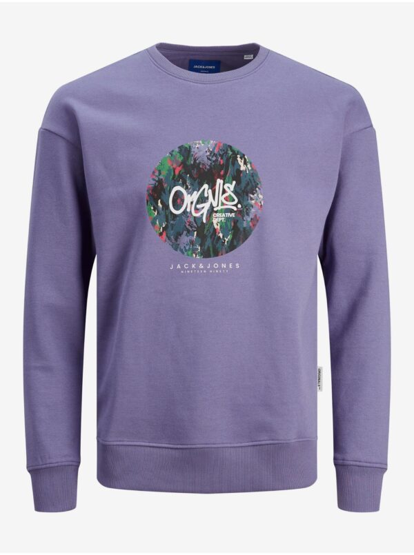 Purple boys' sweatshirt Jack & Jones Silver - Boys