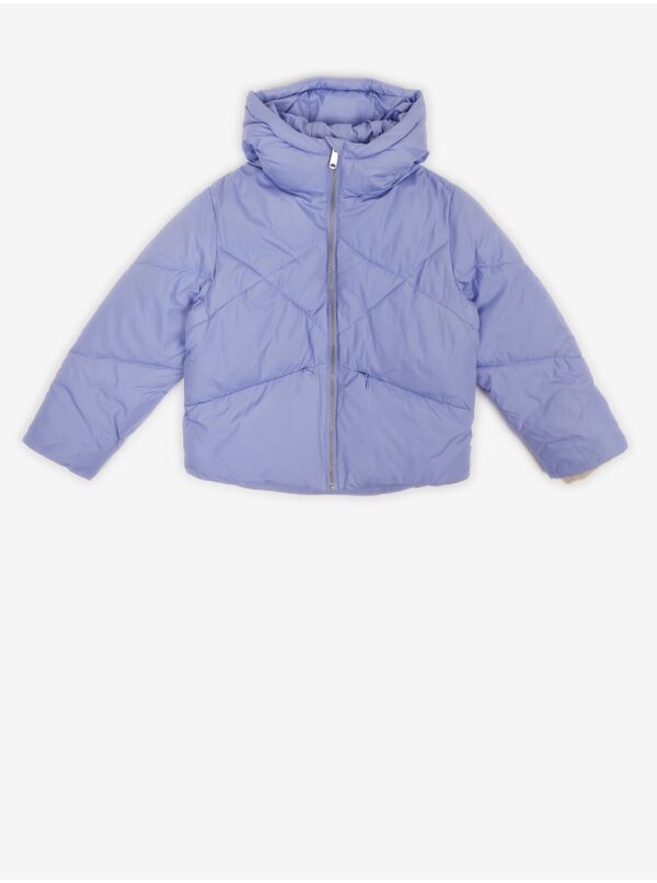 Purple girls' quilted jacket Tom Tailor - Girls