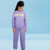 Purple girly sweatshirt name it Lola - Girls