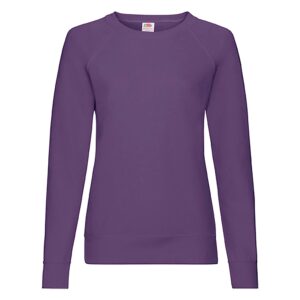 Purple sweatshirt classic light Fruit of the Loom