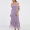 Purple women's maxi dress ONLY Tinga - Women's