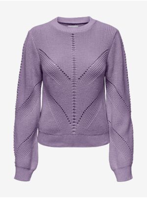 Purple women's patterned sweater ONLY Ella - Women's
