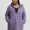 Purple women's quilted jacket Fransa - Women's