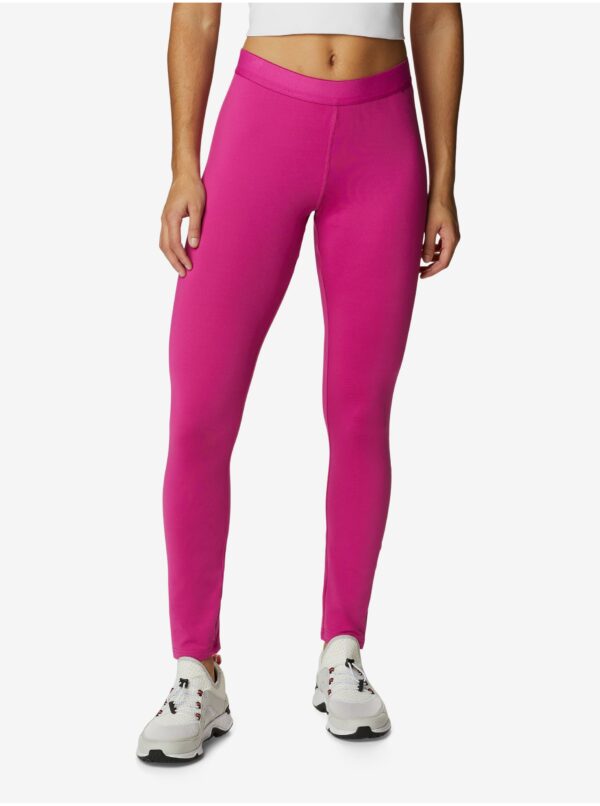 Purple women's sports leggings Columbia Hike - Women
