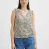 Purple-yellow floral blouse ONLY Gerda - Ladies