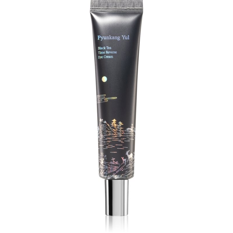 Pyunkang Yul Black Tea Time Reverse Eye Cream multi-korrekciós szemkrém az élénk és kisimított arcbőrért 25 ml-Ár