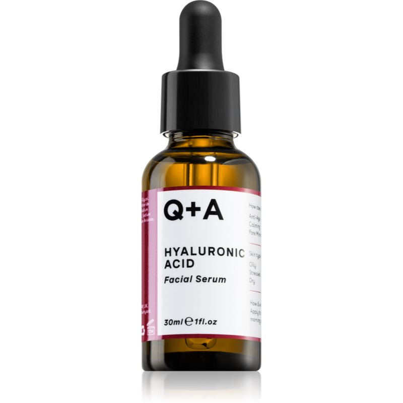 Q+A Hyaluronic Acid hidratáló arcszérum hialuronsavval 30 ml-Ár