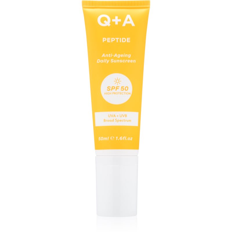 Q+A Peptide védőkrém az egész arcra SPF 50 50 ml-Ár