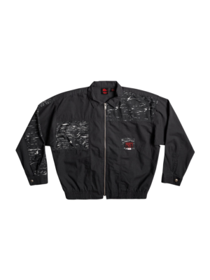 QUIKSILVER Kültéri kabátok 'UPSIDEDOWN'  piros / fekete / fehér-Hungary