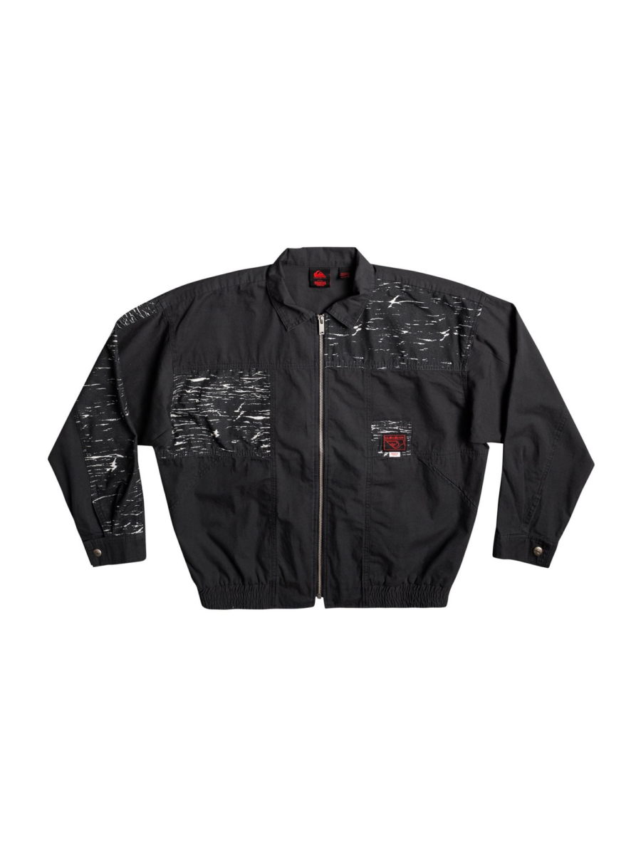 QUIKSILVER Kültéri kabátok 'UPSIDEDOWN'  piros / fekete / fehér-Hungary