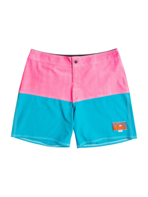 QUIKSILVER Rövid fürdőnadrágok  világoskék / világos-rózsaszín / fekete-Hungary