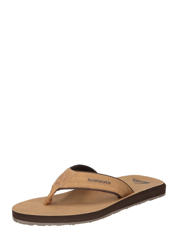 QUIKSILVER Ujjelválasztó-pántos szandál 'CARVER' teveszín / fekete-Hungary QUIKSILVER Ujjelválasztó-pántos szandál 'CARVER' teveszín / fekete-Hungary