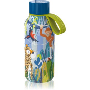 Quokka Solid Kids termopalack akasztóval Jungle 330 ml