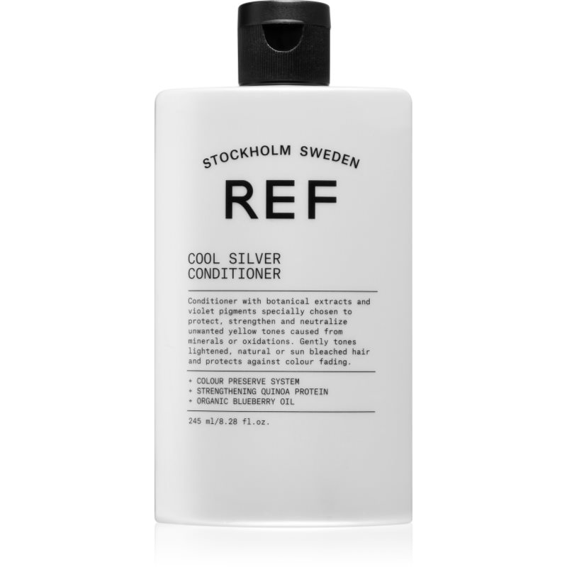 REF Cool Silver Conditioner hidratáló kondicionáló sárga tónusok neutralizálására 245 ml-Ár