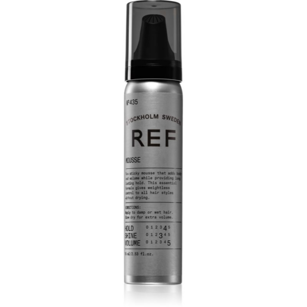 REF Styling Mousse luxus térfogatnövelő hab hosszan tartó fixálásért 75 ml-Ár