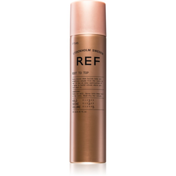 REF Styling Root to Top hajtőemelő hab a természetes fixálásért és a fényes hajért 250 ml-Ár