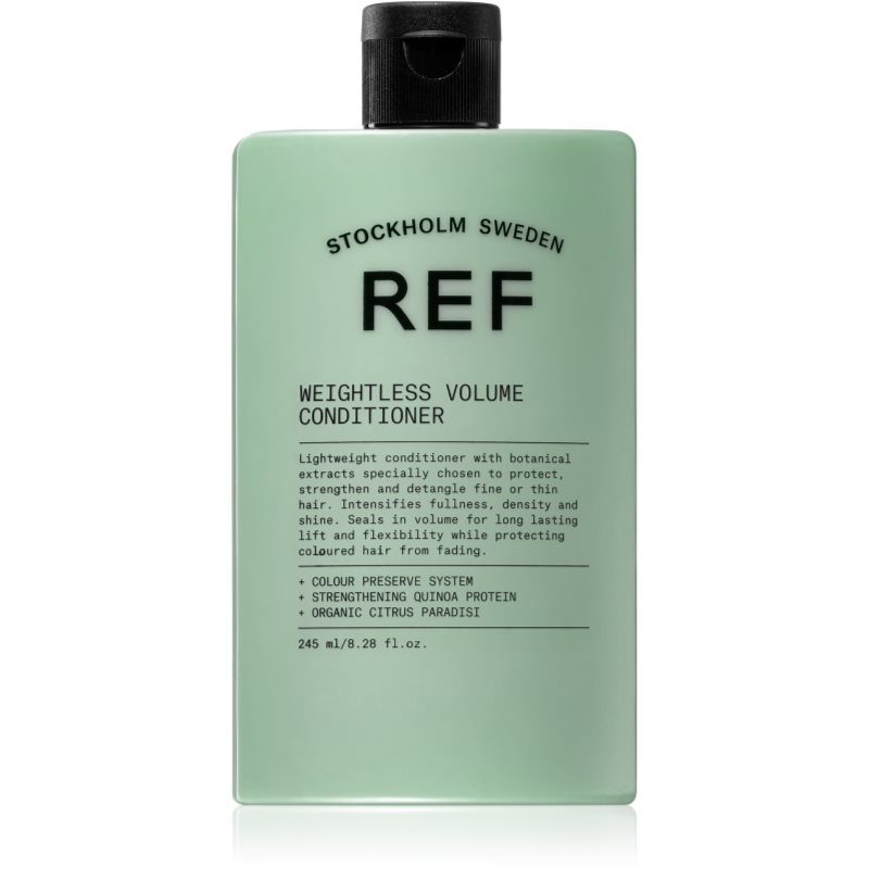 REF Weightless Volume Conditioner kondícionáló finom és lesimuló hajra dús haj a gyökerektől 245 ml-Eredeti