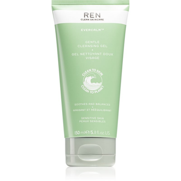 REN Evercalm Gentle Cleansing Gel lágy tisztító gél érzékeny és irritált bőrre 150 ml-Ár