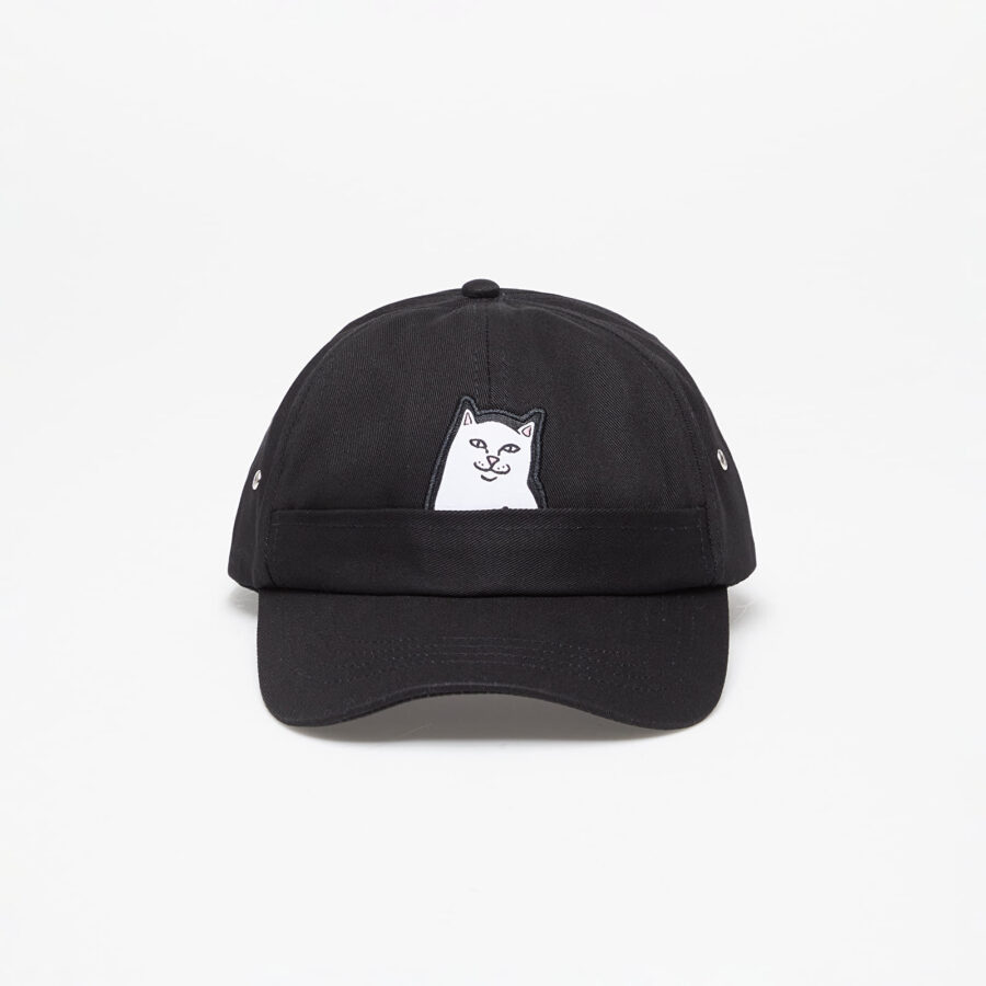 RIPNDIP Lord Nermal 6 Panel Pocket Cap Black Universal-alacsony-ár