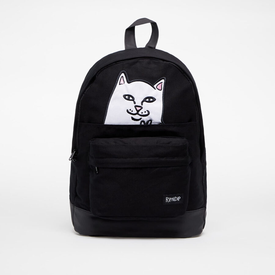 RIPNDIP Lord Nermal Velcro Hands Backpack Black 28 l-alacsony-ár
